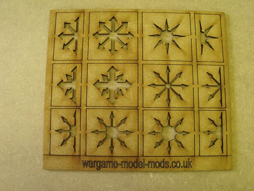 Paint stencils decals wargames - stencils,