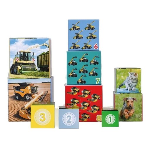 Tractor ted stacking cubes - tractor,