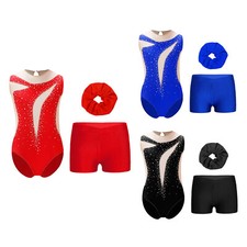 Kids Girls Rhinestones Dance