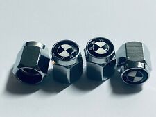 Silver Chrome Set of 4 Valve