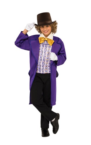 Boys willy wonka costume read - boys,