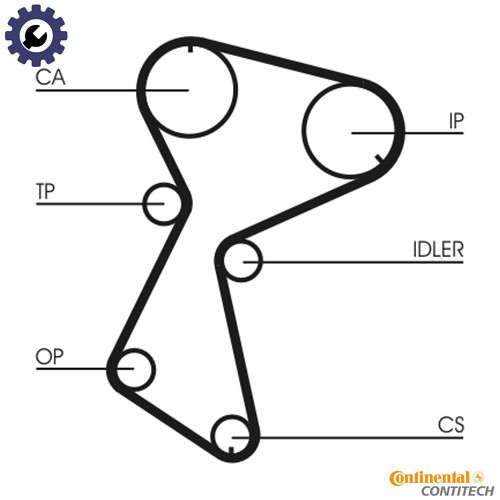 Timing belt kit ct604k1 for - kit,