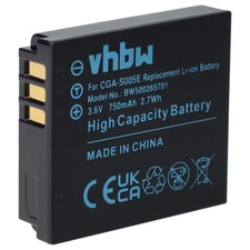 Battery for Panasonic Lumix DMC-LX1 DMC-LX3 DMC-LX2 750mAh