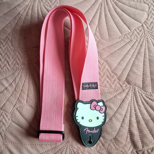 Fender hello kitty guitar - fender,
