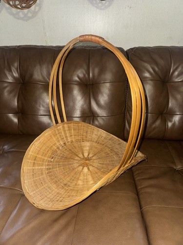 Vintage oblong wicker rattan - vintage,
