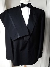 Vintage Weidenmann Tux Dinner Suit Sze 44R Jacket Pants 40R Shirt Tie Cummerbund