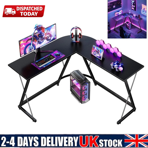 Shaped gaming desk - shaped, corner