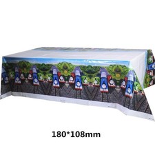 Thomas & Friends Tablecloth Cartoon Train Birthday Party Tablecover Decoration