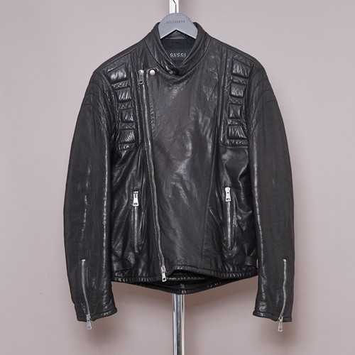 Gucci leather jacket - gucci,