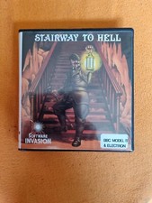 STAIRWAY TO HELL ELECTRON BBC Model B GAME Extremely RARE,  Foldable Case 1985 