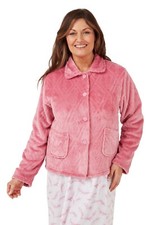 Ladies bed jackets button