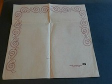 Vintage embroidery needlework IRON ON TRANSFERS cushion edging flowers floral