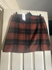 Short Plaid Skirt, Size 18