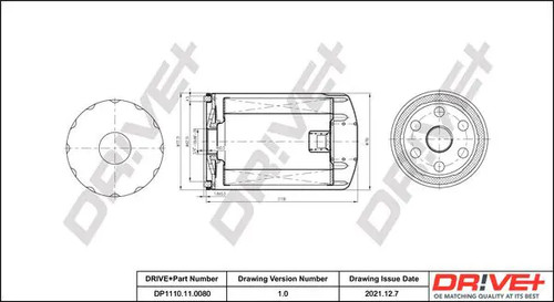 Oil filter spin - filter, spin-on