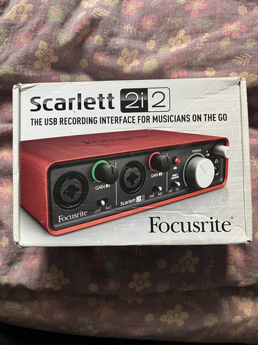 Focusrite scarlett 2i2 - scarlett,