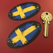 SWEDISH Flag Fade to Black