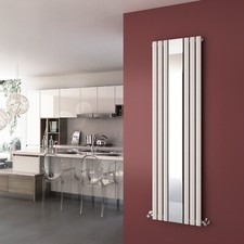Vertical Designer Mirror White