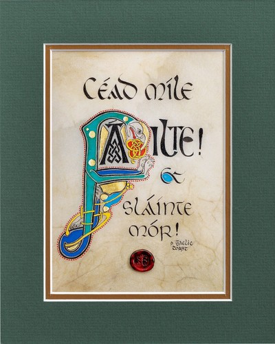 Cead mile failte print - failte,