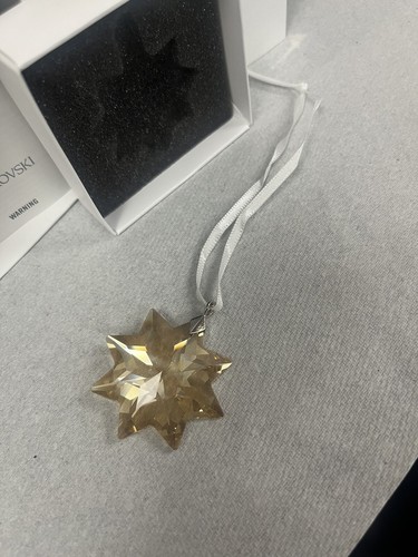 Swarovski star ornament golden - star,