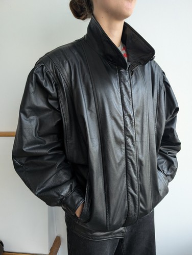 Vintage black leather a - black,