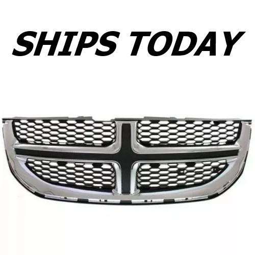 New chrome and black grille - new,