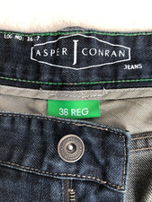 JASPER CONRAN - DENIM BLUE JEANS  36" REG' - 100% AUTHENTIC  BARGAIN - FREE POST