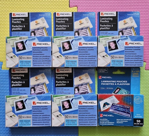 Rexel laminating pouches 250 - laminating,