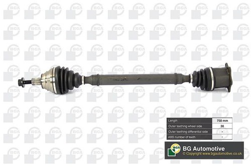 Bga front right driveshaft for - front,