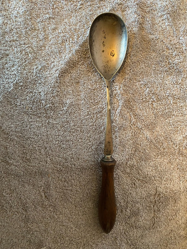 Vintage wooden handled - , epns