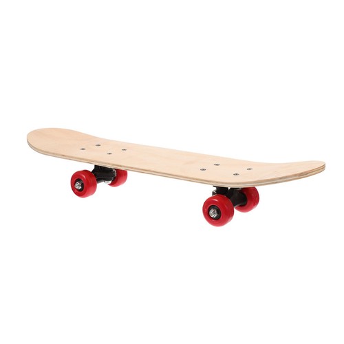 Brown wooden skateboard deck - brown,