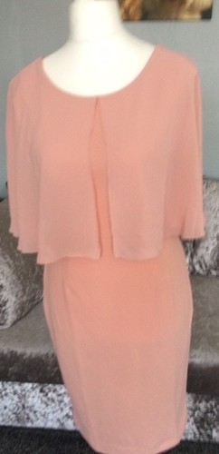 Dusty pink cape dress ideal - dusty,