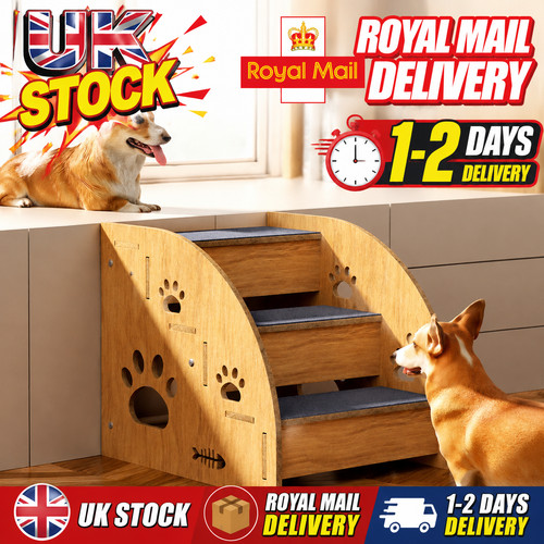Steps pet ramp wooden - steps, dog