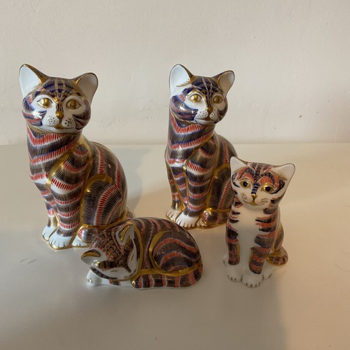 Royal crown derby cat - crown, 'cat