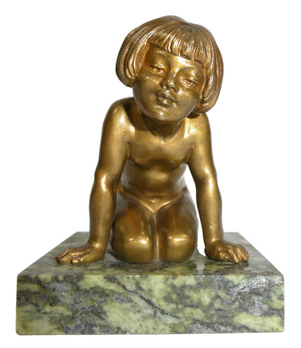 Art deco bronze figur - art-deco, juan