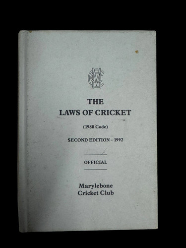 The laws cricket marylebone - of,