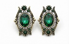 Vintage Baroque Style Emerald