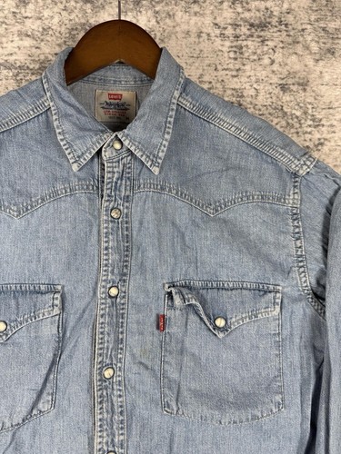 Levis denim shirt - levis, medium