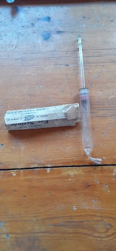 Vintage glass ear syringe - vintage,