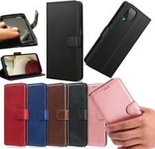 For Samsung A12 5G Case Leather Flip Slim Wallet Book Phone Cover Galaxy A12 4G
