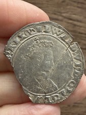 EDWARD VI (1547-1553) BASE SILVER ISSUE SHILLING. 1549 (MDXLIX). RARE