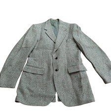 VTG Harris Tweed Blazer Green