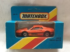 MATCHBOX MB70 FERRARI 308 GTB ORANGE ? / BRIGHT RED ?  - BOXED