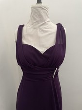 Betsy&Adam purple floor-length
