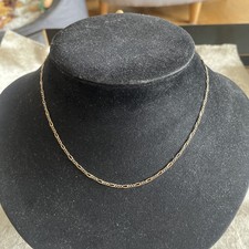 9ct Yellow Gold Figaro Chain 18 Inches 2.85 Grams