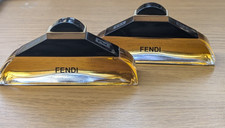 FENDI Perfume 1980's FACTICE/FAUX Vintage Dummy Display Bottles RARE SET OF 2