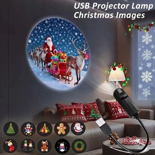 Led usb christmas projector - usb,