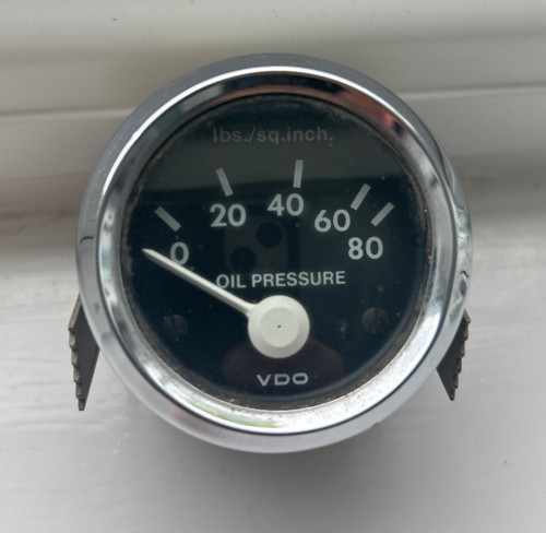 Vdo oil pressure gauge 80psi - oil,