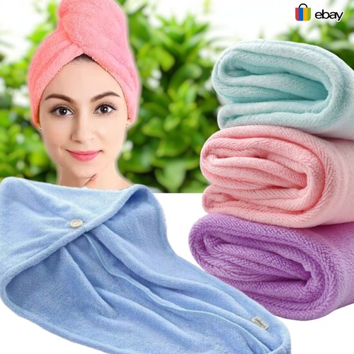 Hair drying turban towel - hair,