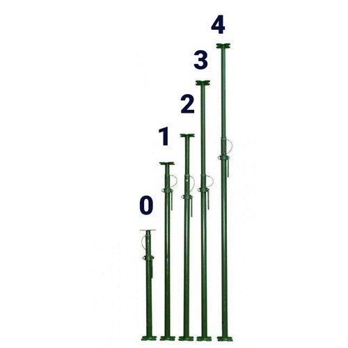 Builders acrow prop sizes - builders,
