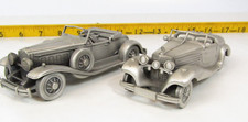 Danbury Mint pewter cars.  2